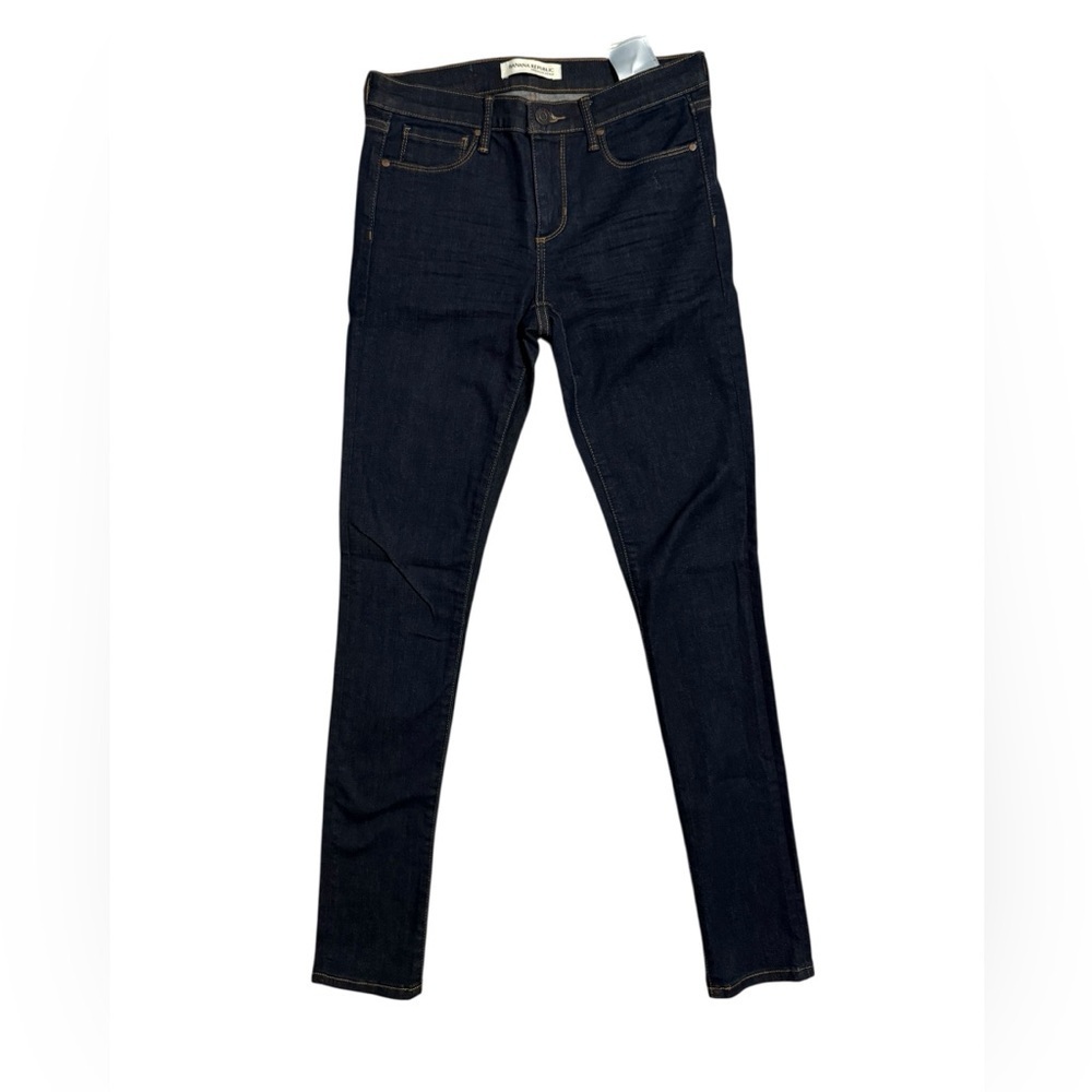 Banana republic size 25 skinny jeans in like-new condition 30.5 inseam - Picture 3 of 4